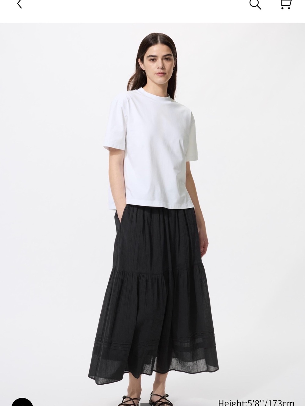Uniqlo white tee